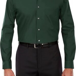 Men's Dress Shirt Regular Fit Poplin Solid