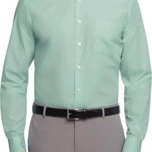 Men's Dress Shirt Regular Fit Poplin Solid